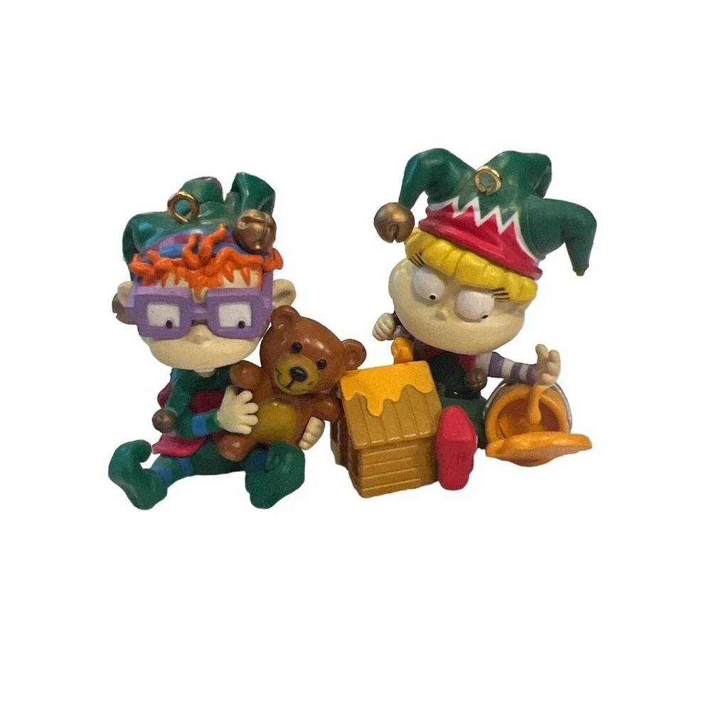 Nickelodeon Rugrats Christmas Tree Ornaments Toy Makers Carlton‎ Cards 1998